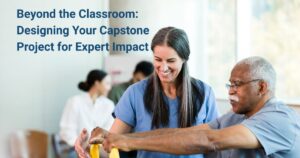 Beyond the Classroom Designing Your Capstone Project for Expert Impact   blog post image
